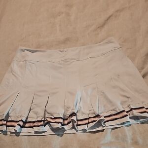 Southern Tide White Pleated Tennis Skirt
